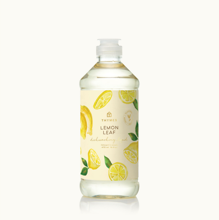 Thymes Dishwashing Liquid - Multiple Scents Home Care in Lemon Leaf at Wrapsody