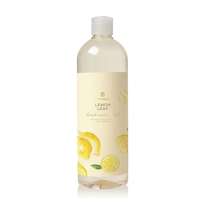 Thymes Hand Wash Refill - Multiple Scents Bath & Body in Lemon Leaf at Wrapsody