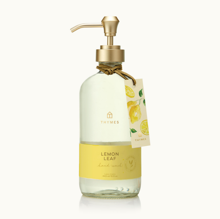 Thymes Large Hand Wash - Multiple Scents Bath & Body in Lemon Leaf at Wrapsody