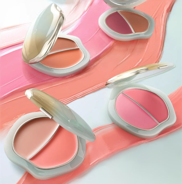 TIMAGE Wave Of Classic Glossy Dual-Color Blusher Cream T4125