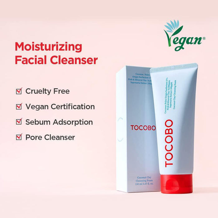 TOCOBO Coconut Clay Cleansing Foam 150 mL