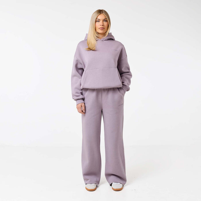 Tonal Core Logo Hoodie | Dusty Mauve