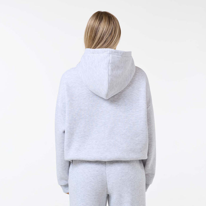 Tonal Core Logo Hoodie | Grey Marl
