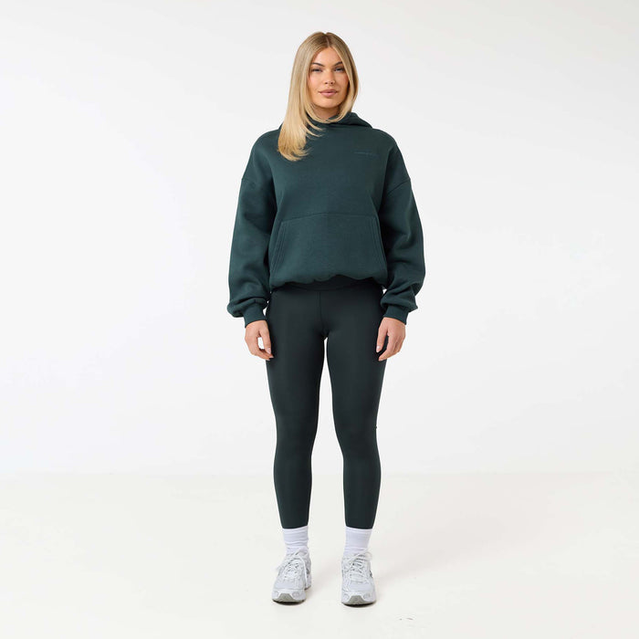 Tonal Core Logo Hoodie | Pine Green