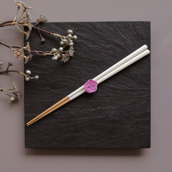 Towan Non Slip Wooden Chopsticks Pearl White - Dishwasher Safe