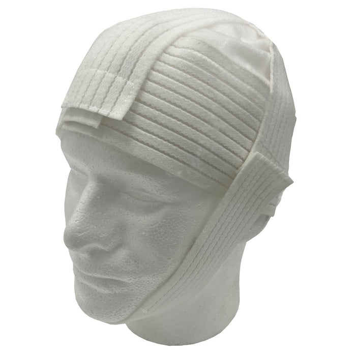 Rescue Essentials Trauma Cap, on mannequin head