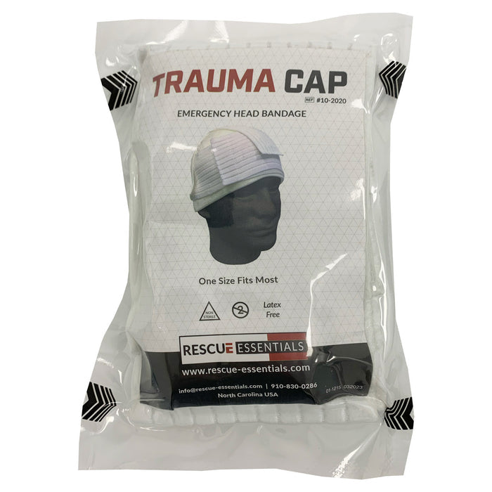 Rescue Essentials Trauma Cap, packed front