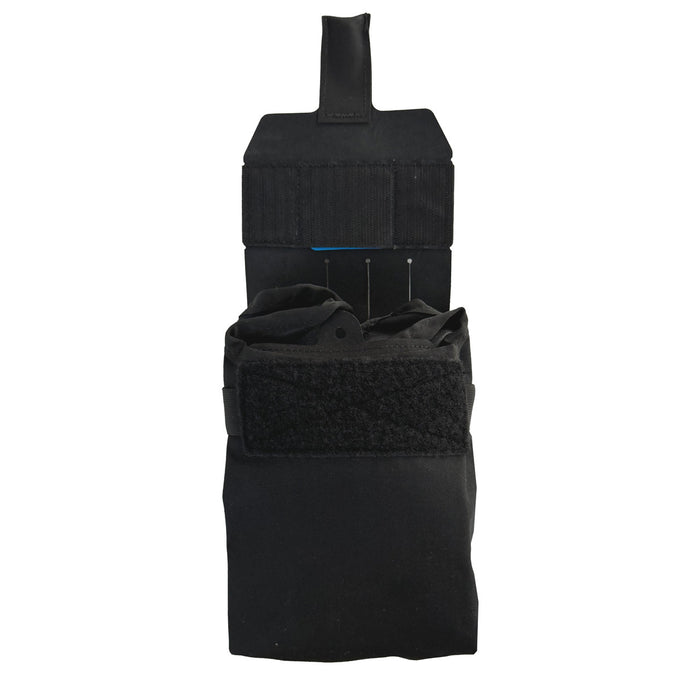 Black Trauma Kit NOW! - Medium Pouch, open