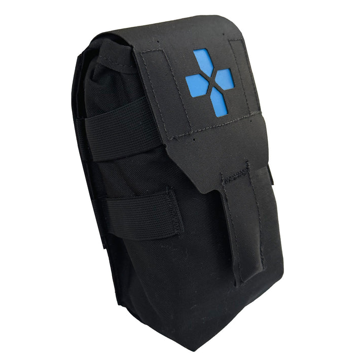 Black Trauma Kit NOW! - Small Pouch, front angled