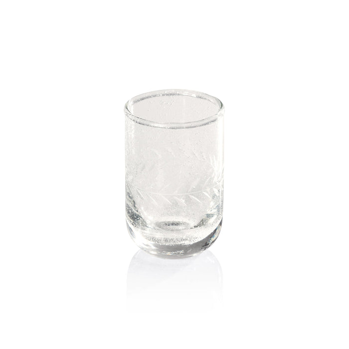 Tuscan Handmade Etched Shot Glass - Set of 6 - Drinkware by Carlyle Avenue