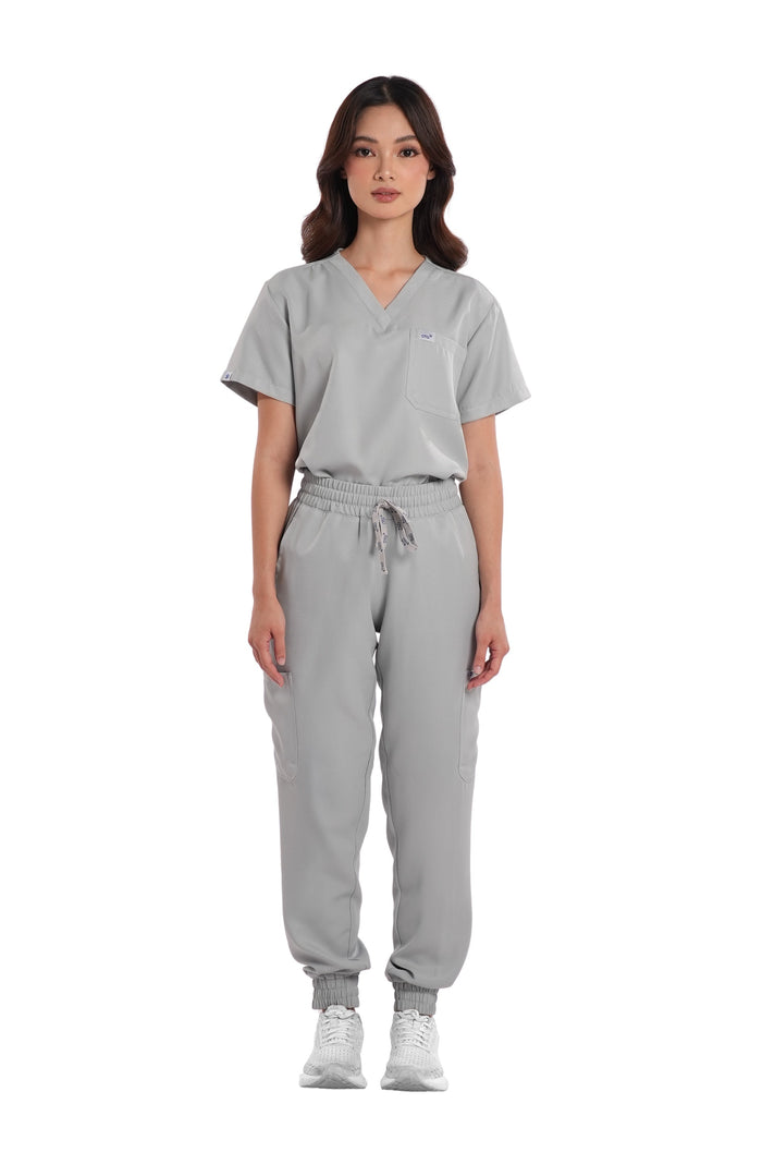 Twill Custom Fit V-Neck Women Scrub Top