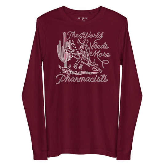 TWNM- Pharmacists Unisex Long Sleeve Tee Dark Colors