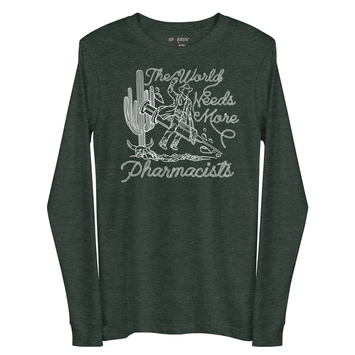 TWNM- Pharmacists Unisex Long Sleeve Tee Dark Colors