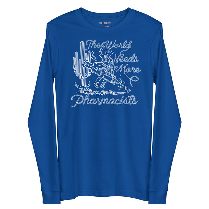 TWNM- Pharmacists Unisex Long Sleeve Tee Dark Colors