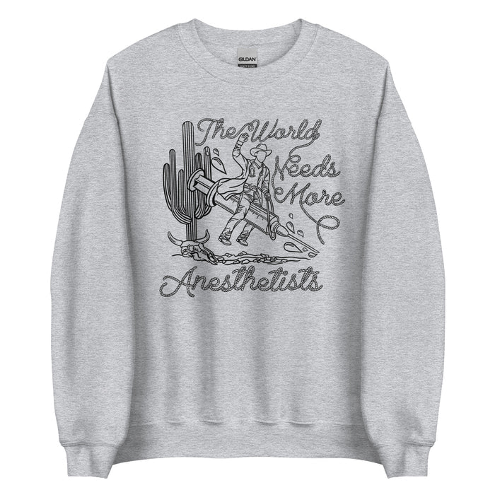 TWNM-Anesthetists Unisex Crewneck Light Colors
