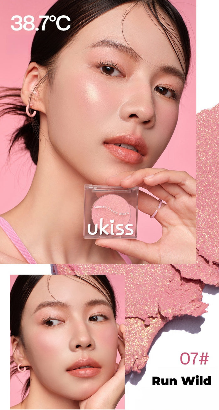 UKISS Temperature Code Mono Mousse Matte Blusher Cream T4347