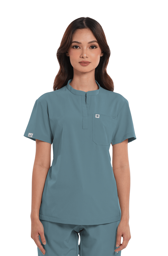 Ultraflex® Custom Fit Mandarin Women Scrub Top