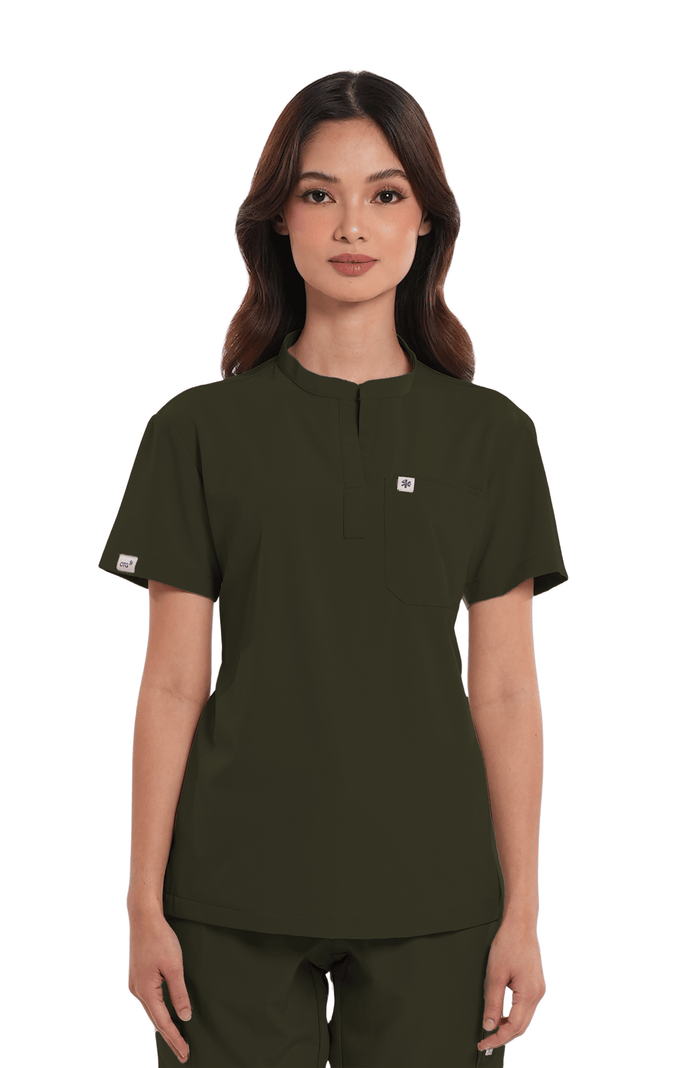 Ultraflex® Custom Fit Mandarin Women Scrub Top