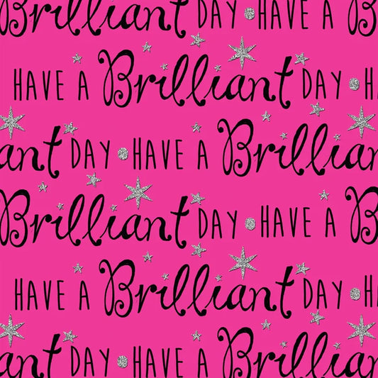 Uniqueco Bio Glitter FSCM Eco Party Brilliant Day Silver on Pink