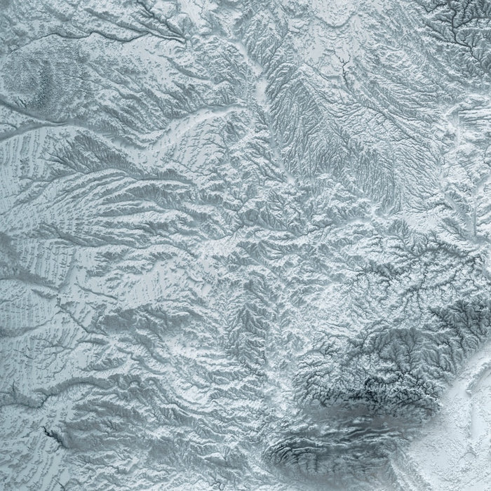 United States Topographic 3D Relief Map