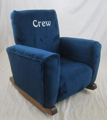 Upholstered Rocker Loopy Navy
