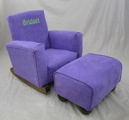 Upholstered Rocker Precious Lavender