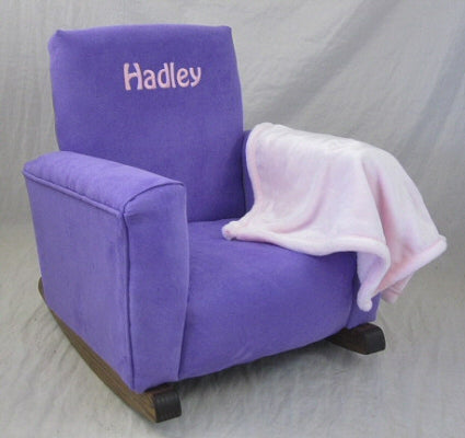 Upholstered Rocker Precious Lavender