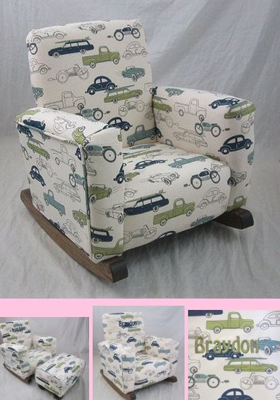 Upholstered Rocker Retro Ride