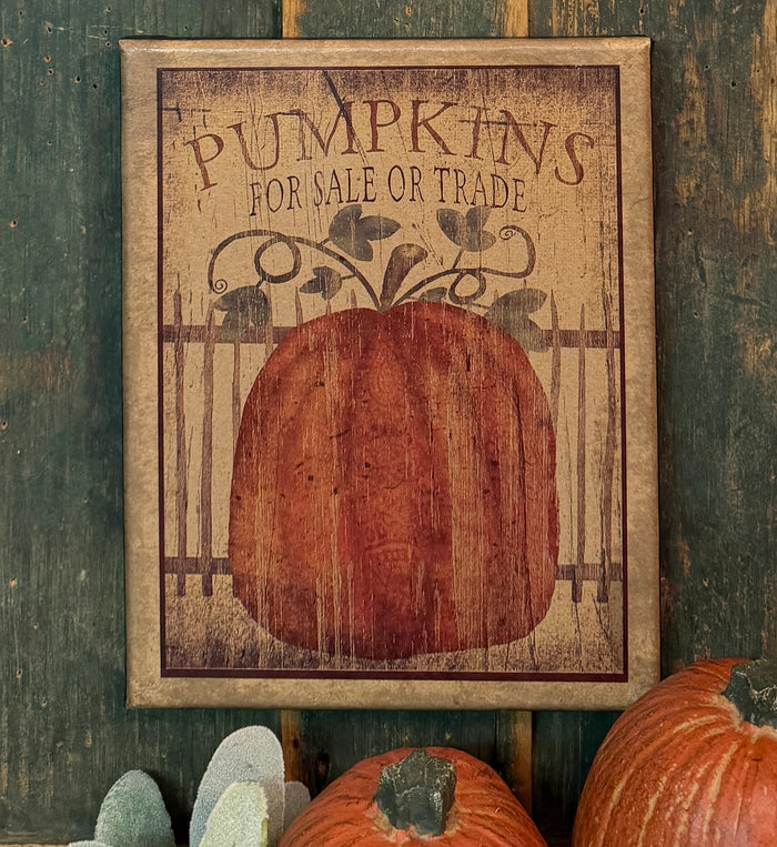 VBD-68 "Pumpkins for Sale" Canvas Print