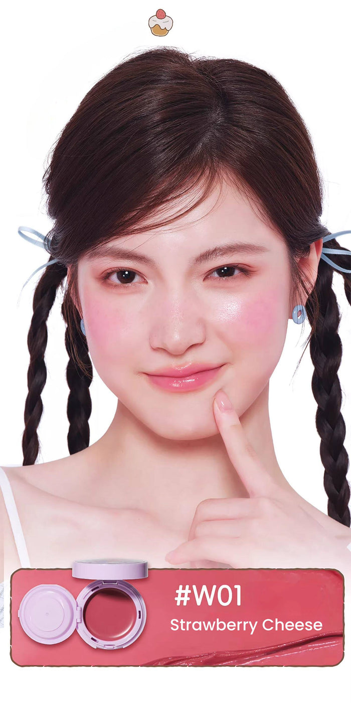 VEECCI X Chibi Maruko-chan Glossy & Matte Air Cushion Blusher T5519