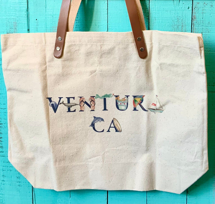 Ventura Beach Life Tote Bag