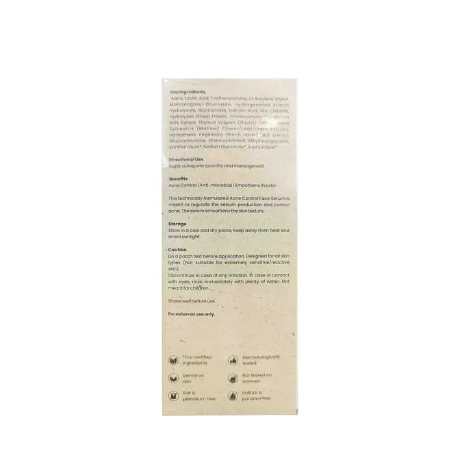 Veraz Acne Control Face Serum