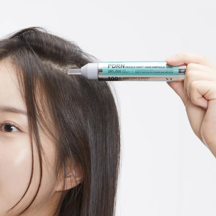 VT Cosmetics – PDRN Reedle Shot Hair Ampoule 100dL – 15ml - K-Beauty Studio Belgium Antwerp