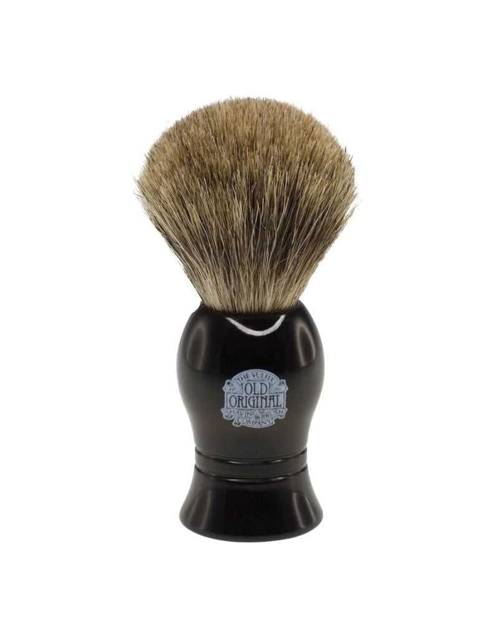Vulfix 22B shaving brush with black handle and badger hair