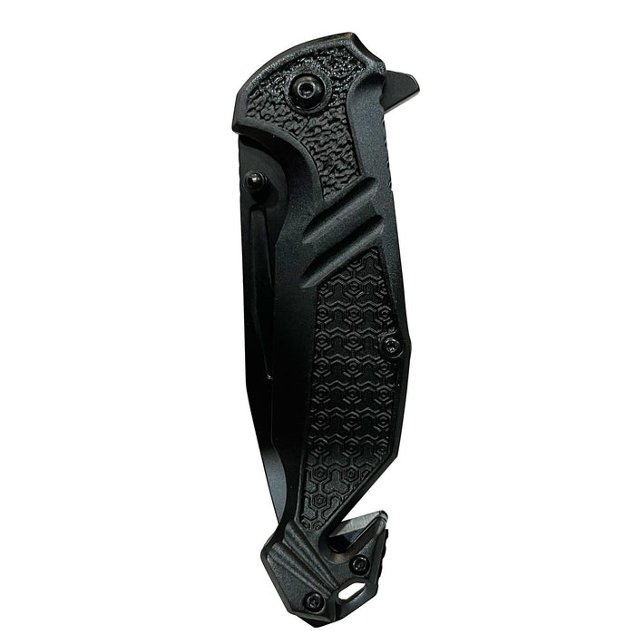 Wartech Spring Assisted Rescue 8.25" Knife, Closed view back
