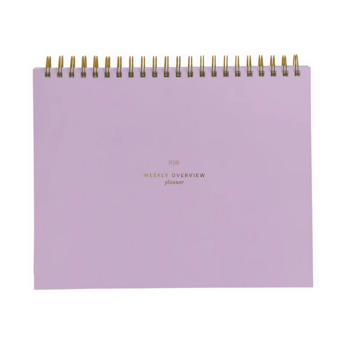 Weekly Overview Planner - Lavender