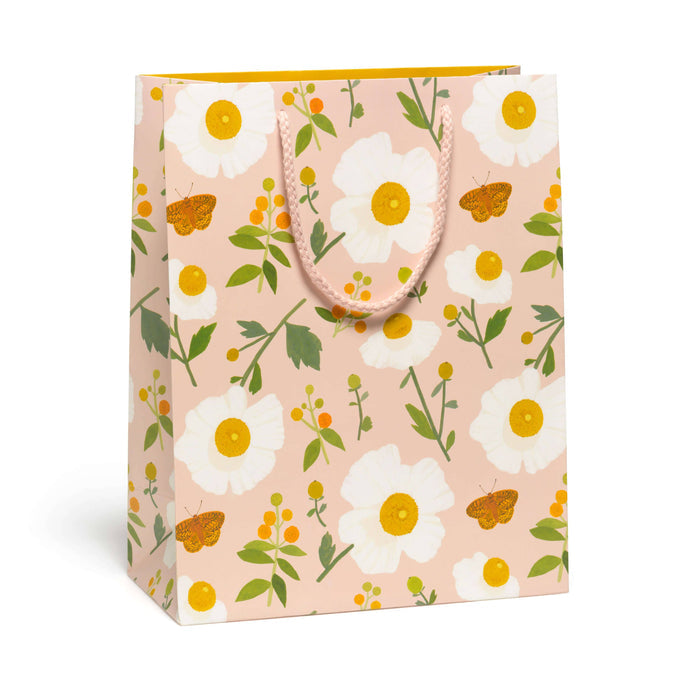 White Poppies gift bags: Large - Gift Wrap by Carlyle Avenue