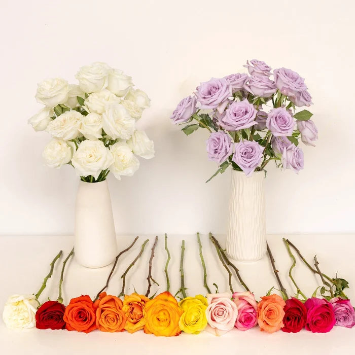 Wholesale Bulk Roses 50 Stems Your Colors Stem - Image