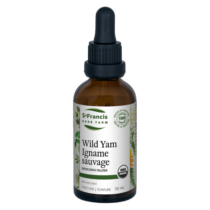 Dropper Bottle of St. Francis Herb Farm Wild Yam 50ml