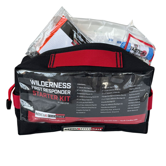Wilderness First Responder WFR Starter Kit, open front