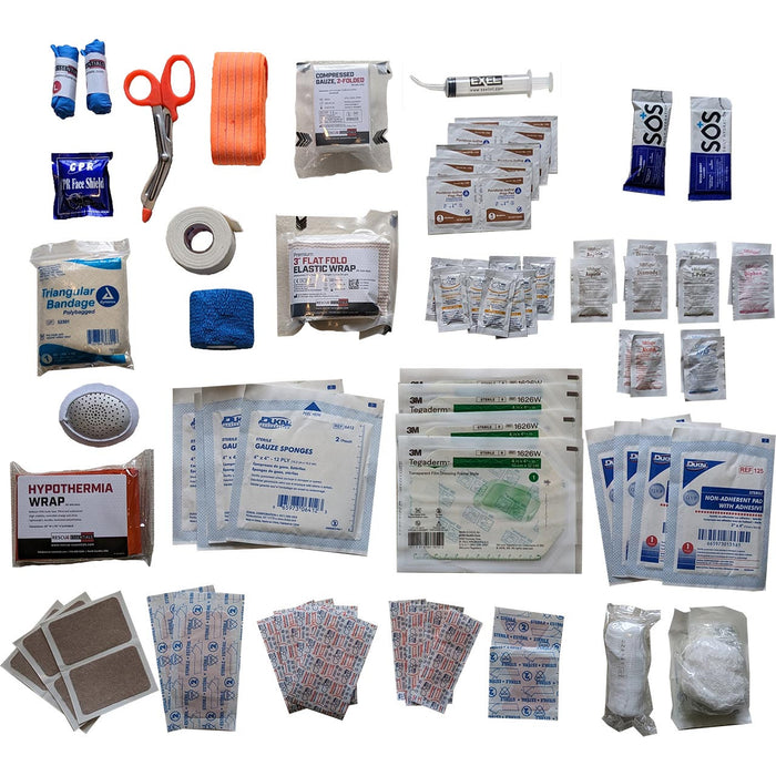Wilderness first responder WFR starter kit components