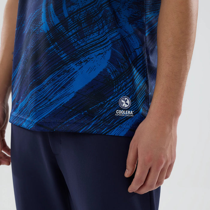 The model is wearing this Atlassian Williams F1 Team Tech Polo T-shirt in navy. 5
