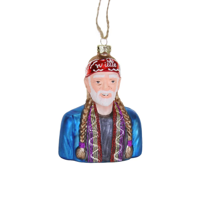 Willie Nelson Ornament - Ornaments by Carlyle Avenue