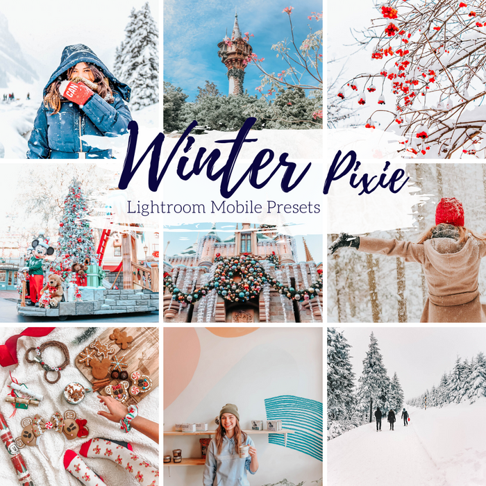 Winter Warm Snowy Mobile Lightroom Presets Pack - 4 Presets