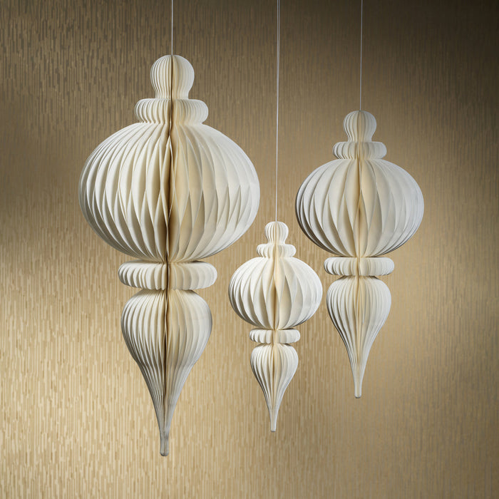 Wish Paper Finial Pendant - Holiday Ornaments by Carlyle Avenue