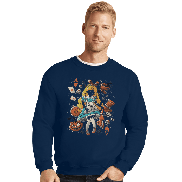 Crewneck Sweater, Unisex / Small / Navy