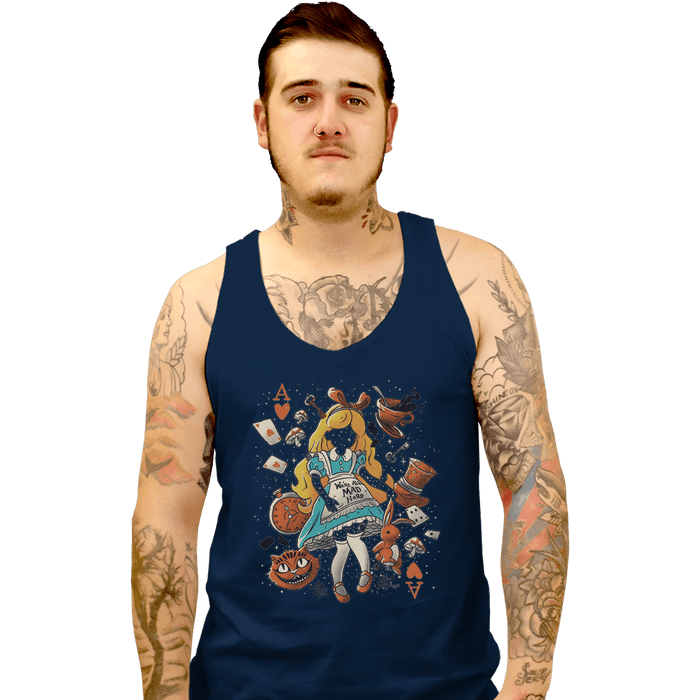 Tank Top, Unisex / Small / Navy