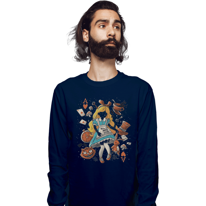 Long Sleeve Shirts, Unisex / Small / Navy