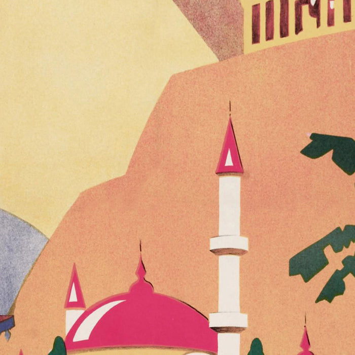 World Travel Poster: Jorden by Werner Werenskiold