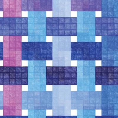 Woven Sky - Pop and Plaids - Fat Quarter